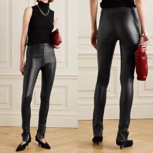 Wardrobe NYC leather lambskin legging size M